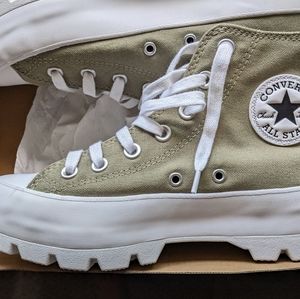 Converse Women's Chuck Taylor All Star Lugged Hi Sneakers (Olive Green)